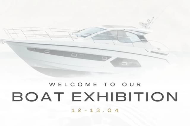 Welcome to our boat exhibition 12.–13.4.