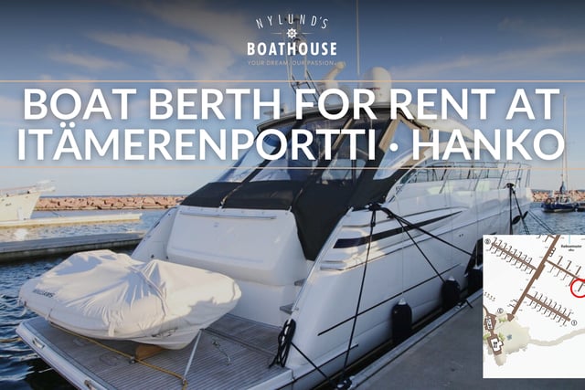 BOAT BERTHS FOR RENT AT ITÄMERENPORTTI